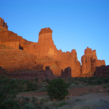 Fisher Towers at sunset, near Moab, UT, 2013 Fisher Towers at sunset, near Moab, UT, Vince Pitelka, 2013