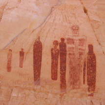Petroglyphs, Great Gallery, Horseshoe Canyon Unit, Canyonlands National Park, Ut, 2015 Petroglyphs, Great Gallery, Horseshoe Canyon Unit, Canyonlands National Park, Ut, Vince Pitelka, 2015