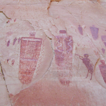 Petroglyphs, Great Gallery, Horseshoe Canyon Unit, Canyonlands National Park, Ut, 2015 Petroglyphs, Great Gallery, Horseshoe Canyon Unit, Canyonlands National Park, Ut, Vince Pitelka, 2015