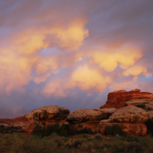 Evening Sun Breaking Through Storm Clouds, Needles Unit, Canyonlands National Park, UT, 2013 Evening Sun Breaking Through Storm Clouds, Needles Unit, Canyonlands National Park, UT, Vince Pitelka, 2013