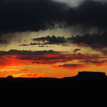 Sunset from Balancing Rocks campsite, Lockhart Basin Road, near Needles Unit, Canyonlands National Park, UT, 2013 Sunset from Balancing Rocks campsite, Lockhart Basin Road, near Needles Unit, Canyonlands National Park, UT, Vince Pitelka, 2013