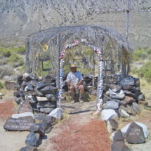 The Late Paul Herman, sitting in Doobie Williams's Imagination Station, Guru Lane, Black Rock Desert, NV, 2007 The Late Paul Herman, in Doobie Williams's Imagination Station, Guru Lane, Black Rock Desert, NV, Vince Pitelka, 2007
