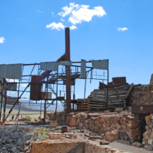 Mill Ruins, Bonnie Claire, NV, 2007 Bonnie Claire Mill Ruins and Tailings Pond, Bonnie Claire, NV, Vince Pitelka, 2007