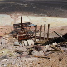 Bonnie Claire Mill Ruins and Tailings POND, Bonnie Claire, NV, 2007 Bonnie Claire Mill Ruins and Tailings Pond, Bonnie Claire, NV, Vince Pitelka, 2007