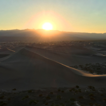 Sunrise Over the Funeral Mountains from Mesquite Sand Dunes, Death Valley National Park, CA, 2017 Sunrise Over the Funeral Mountains from Mesquite Sand Dunes, Death Valley National Park, CA, Vince Pitelka, 2017
