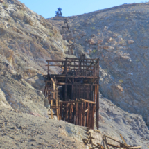 Lower Tram Terminal and Tram Towers, Keane Wonder Mine, Death Valley National Park, CA, 2015 Lower Tram Terminal and Tram Towers, Keane Wonder Mine, Death Valley National Park, CA, Vince Pitelka, 2015