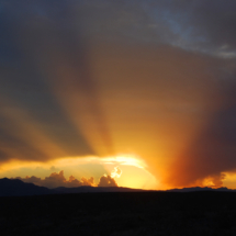 Sunset from Trona-Wildrose Road, Death Valley National Park, 2012 Sunset from Trona-Wildrose Road, Death Valley National Park, Vince Pitelka, 2012