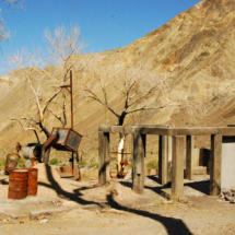 Burnt Ruins of Chris Wicht Camp, Surprise Canyon, Panamint Mountains, Death Valley National Park, 2010 Burnt Ruins of Chris Wicht Camp, Surprise Canyon, Death Valley National Park, Vince Pitelka, 2010
