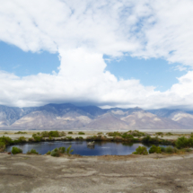 Dirty Socks Hot Spring, off Highway 190 west of Olancha, CA, 2013. A major equipment yard for the Owens Lakebed Mitigation Project is direclty nextdoor. Dirty Socks Hot Spring, off Highway 190 west of Olancha, CA, Vince Pitelka, 2013