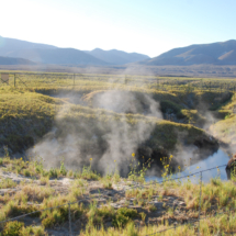 Double Hot Spring, Black Rock Desert, NV, 2010. Source spring pools are 130 degrees, but there is a tub along the outflow creek. Double Hot Spring, Black Rock Desert, NV, Vince Pitelka, 2010