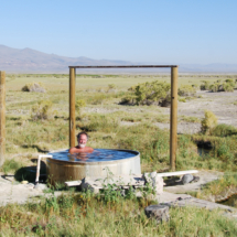 Soaking Tub at Double Hot Spring, Black Rock Desert, NV, 2009 Soaking Tub at Double Hot Spring, Black Rock Desert, NV, Vince Pitelka, 2009