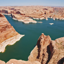 Lake Powell below Hole-in-the-Rock, Glen Canyon National Recreation Area, UT, 2013 Lake Powell below Hole-in-the-Rock, Glen Canyon National Recreation Area, UT, Vince Pitelka, 2013