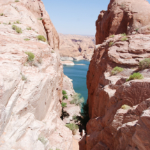Hole-in-the-Rock, route of the Mormon Emigrant Trail, Glen Canyon National Recreation Area, UT, 2013 Hole-in-the-Rock, route of the Mormon Emigrant Trail, Glen Canyon National Recreation Area, UT, Vince Pitelka, 2013