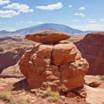 Above Hole-in-the-Rock, Nice Alignment with Navajo Mountain in the Distance, Glen Canyon National Recreation Area, UT, 2013 Above Hole-in-the-Rock, Navajo Mountain in the Distance, Glen Canyon National Recreation Area, UT, 2013