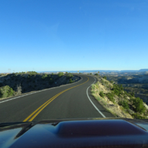 Driving the Hogback - Calf Creek Canyon on the right, Boulder Creek Canyon on the left, Grand Staircase-Escalante National Monument, UT, 2018 Driving the Hogback, Grand Staircase-Escalante National Monument, UT, Vince Pitelka, 2018
