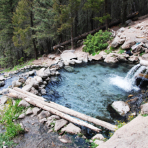 San Antonio Hot Spring, Jemez Canyon, NM, 2004 San Antonio Hot Spring, Jemez Canyon, NM, Vince Pitelka, 2004