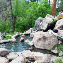 Spence Hot Spring, Jemez Canyon, NM, 2004 Spence Hot Spring, Jemez Canyon, NM, Vince Pitelka, 2004
