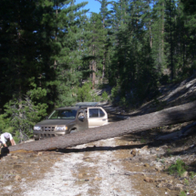 Minor Blockade, Medicine Lake Volcano, Modoc National Forest, CA, 2006 Minor Blockade, Medicine Lake Volcano, Modoc National Forest, CA, Vince Pitelka, 2006
