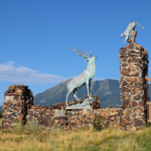 Ranch Gate, near Monticello, UT, 2013, Abajo Mountains in background. Ranch Gate, near Monticello, UT, Vince Pitelka, 2013, Abajo Mountains in background.