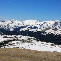 Big Thompson River Canyon and the Continental Divide, Rocky Mountain National Park, CO, 2008, shot from overlook on Trail Ridge. Big Thompson River Canyon and the Continental Divide, Rocky Mountain National Park, CO, Vince Pitelka, 2008, shot from Trail Ridge