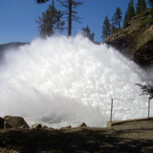 High-Pressure Outflow, Jackson Meadows Reservoir, CA, 2004 High-Pressure Outflow, Jackson Meadows Reservoir, CA, Vince Pitelka, 2004