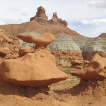 Goblin hoodoos, west side of Big Wildhorse Mesa (opposite Goblin Valley State Park), San Rafael Swell, UT, 2015 Goblin Hoodoo F, Wildhorse Wash, San Rafael Swell, UT, Vince Pitelka, 2015