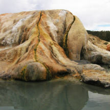 Outflow from Source Spring Flowing Into Soaking Pools, Travertine Hot Spring, near Bridgeport, CA, 2011 Outflow from Source Spring Flowing Into Soaking Pools, Travertine Hot Spring, near Bridgeport, CA, Vince Pitelka, 2011