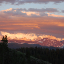 Evening Light on the Rockies, Winter Park, CO, 2008 Evening Light on the Rockies, Winter Park, CO, Vince Pitelka, 2008