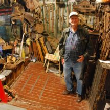 The late Jerry Chubbuck, owner and proprietor, on the stage. World's Wonder View Tower, Genoa, Colorado The Late Jerry Chubbuck, Owner and Proprietor of the Worlds Wonderview Tower, Genoa, CO, Vince Pitelka