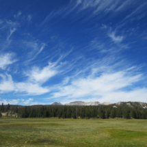 Tuolumne Meadows and Wind-Sculpted Contrails, Yosemite National Park, CA, 2015 Tuolumne Meadows and Wind-Sculpted Contrails, Yosemite National Park, CA, Vince Pitelka, 2015