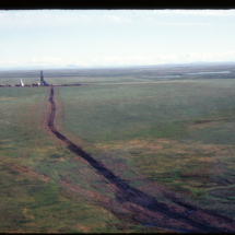 69 - Oil #14, Alaskan Arctic Oil Well, Alaskan Arctic, photo by Frank Pitelka, 1969