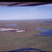 69 - Oil #21 - Alaskan arctic Oil Well, Alaskan Arctic, photo by Frank Pitelka, 1969